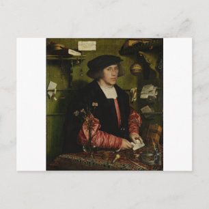 Cartão Postal Hans Holbein, o Jovem - O Merchant Georg Gisz