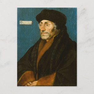 Cartão Postal Hans Holbein, o mais jovem Erasmus de Roterdão