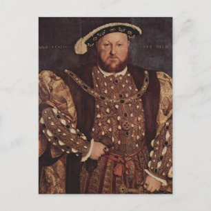 Cartão Postal Hans Holbein, o mais jovem retrato de Henrique VII