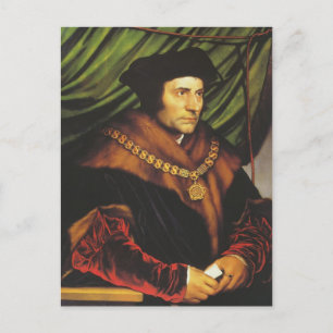 Cartão Postal Hans Holbein - Retrato de Sir Thomas More