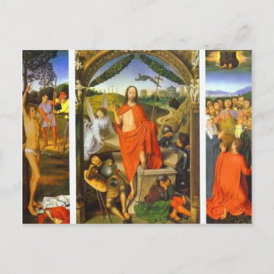 Cartão Postal Hans Memling - Triptych da Ressurreição