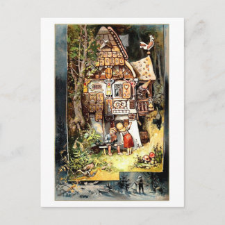 Cartão postal Hansel e Gretel