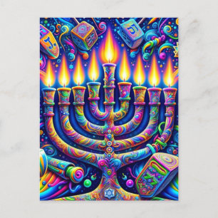 Cartão Postal Hanukkah