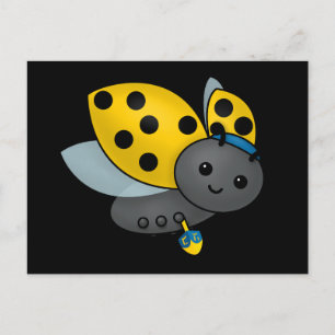 Cartão Postal Hanukkah Ladybug