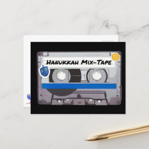 Cartão Postal Hanukkah Mix-Tape