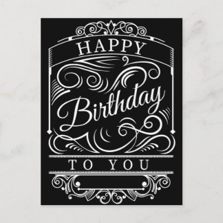 Cartão Postal Happy Birthday Decor Ideas Printable Banners and G