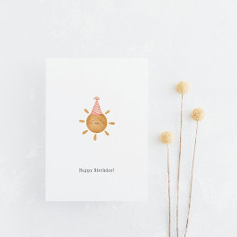 Cartão Postal Happy Birthday Sunshine Card