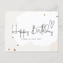 Cartão Postal Happy Birthday -Today is your day