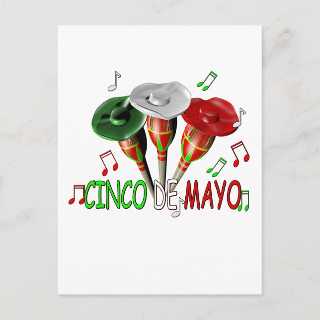 Cartão Postal Happy Cinco de Mayo (Frente)