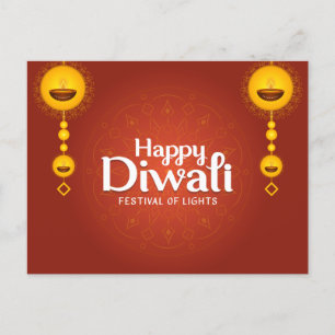 Cartão Postal Happy Diwali