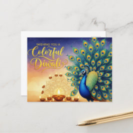 Cartão Postal Happy Diwali