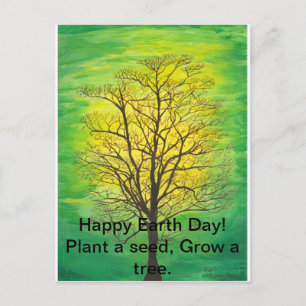 Cartão Postal Happy Earth Day Post Card
