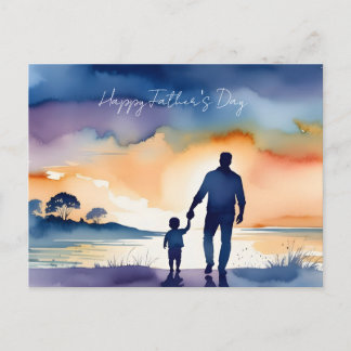 Cartão Postal Happy Father's Day