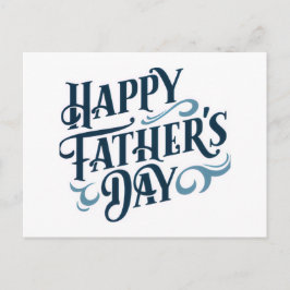 Cartão Postal Happy Father's Day Greeting Card