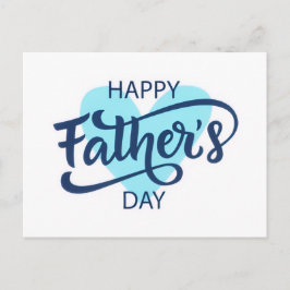 Cartão Postal Happy Father's Day Greeting Card