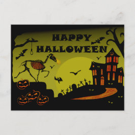 Cartão Postal Happy Halloween