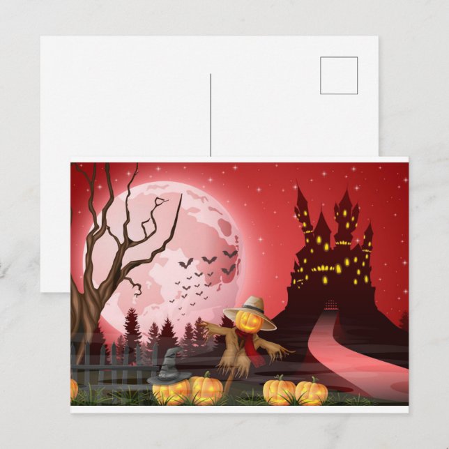 Cartão Postal HAPPY HALLOWEEN 21 Postcard (Frente/Verso)