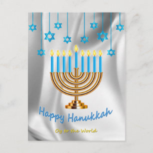 Cartão Postal Happy Hanukkah