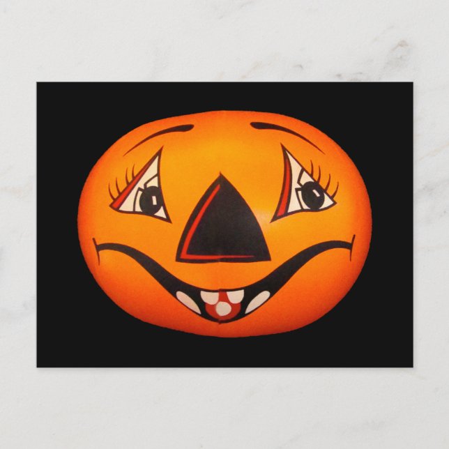 Cartão Postal Happy Jack O’ Lanterna Halloween (Frente)
