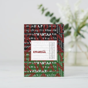 Cartão Postal Happy Kwanzaa
