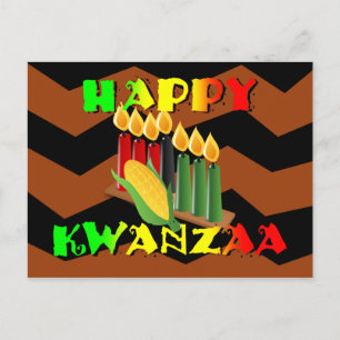 CARTÃO POSTAL HAPPY KWANZAA