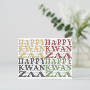 Cartão Postal Happy Kwanzaa