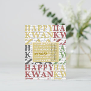 Cartão Postal Happy Kwanzaa