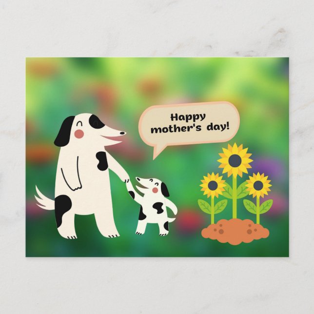 Cartão Postal Happy Mother's Day (Frente)