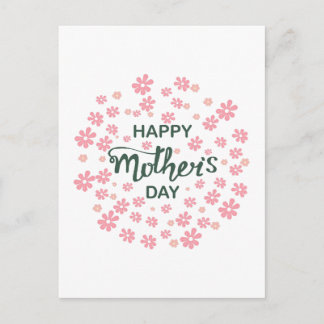 Cartão Postal Happy Mother's Day