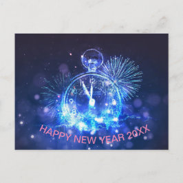 Cartão Postal Happy New Year postcard gift 20XX