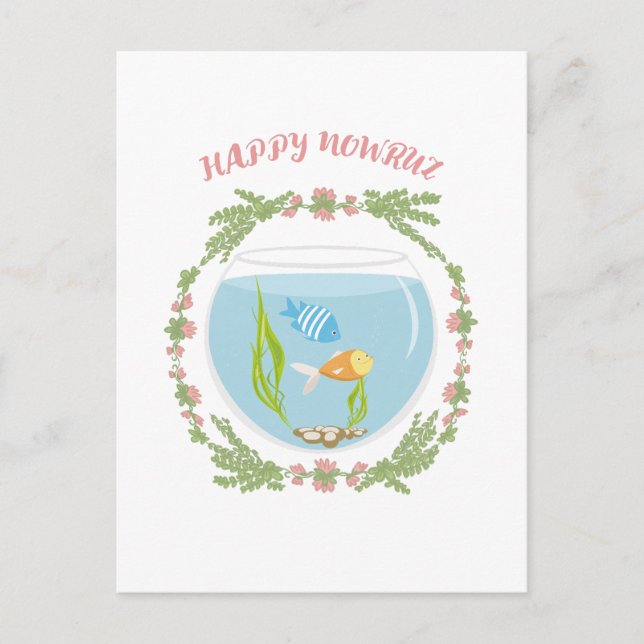 Cartão Postal Happy Nowruz (Frente)