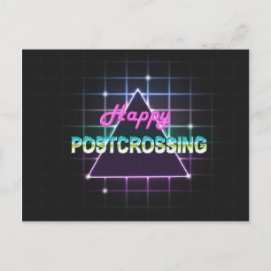 Cartão postal "Happy Postcross 80s Style"