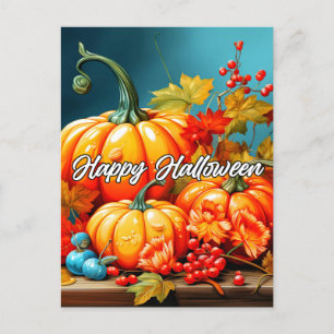 Cartão Postal Happy Pumpkin Season