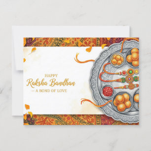 Cartão Postal Happy Rakhi, Raksha Bandhan