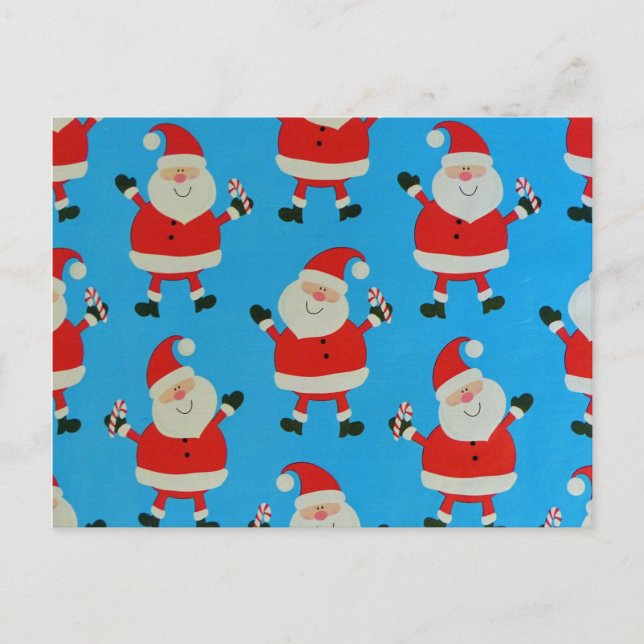 Cartão Postal Happy Santas (Frente)