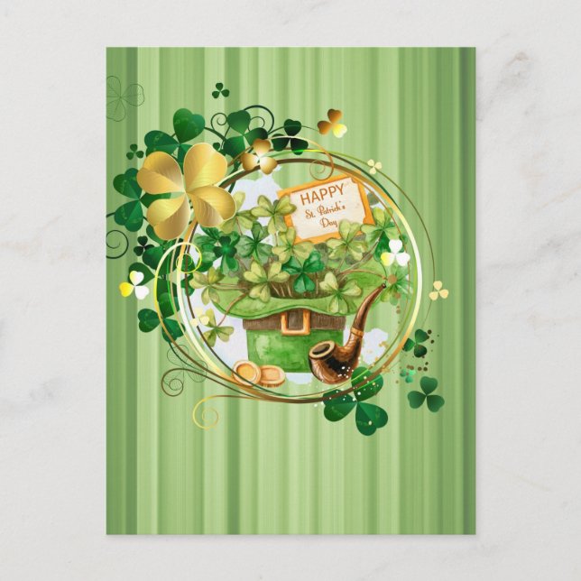 Cartão Postal Happy St Patricks (Frente)