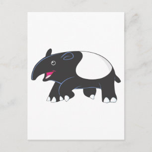 Cartão Postal Happy Tapir