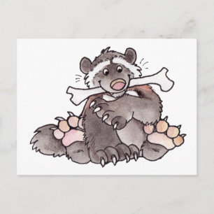Cartão Postal Happy Wolverine