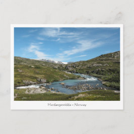 Cartão Postal Hardangervidda Noruega