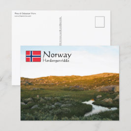 Cartão postal Hardangervidda Norway
