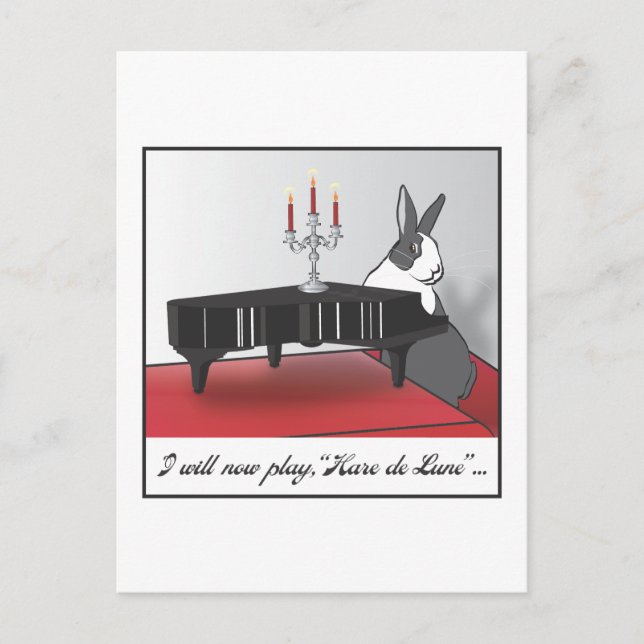 CARTÃO POSTAL HARE DE LUNE (Frente)