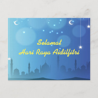 Cartão Postal Hari Raya