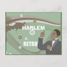 CARTÃO POSTAL HARLEM RENAISSANCE RETRO JAZZ AGE POSTCARTÃO