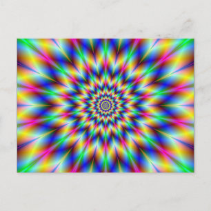 Cartão Postal Harlequin Star