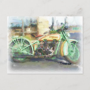 Cartão Postal Harley 1929
