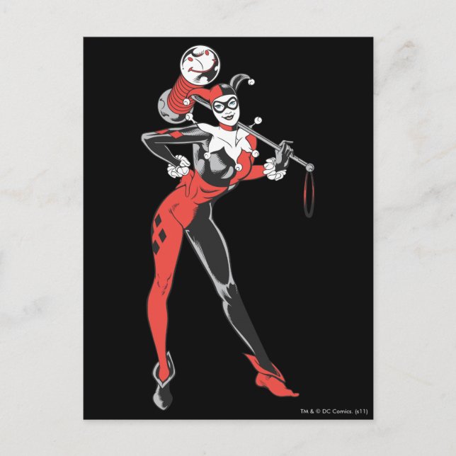 Cartão Postal Harley Quinn 4 (Frente)