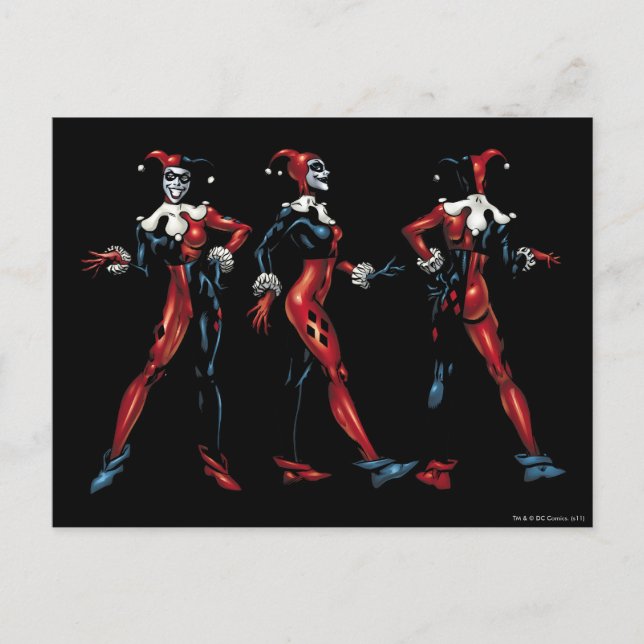 Cartão Postal Harley Quinn - Todos os lados (Frente)