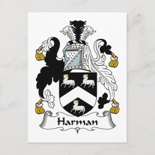 Cartão Postal Harman Family Crest