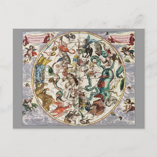 Cartão Postal Harmonia celestial (Frente)