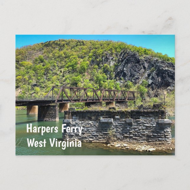 Cartão Postal Harpers Ferry (Frente)